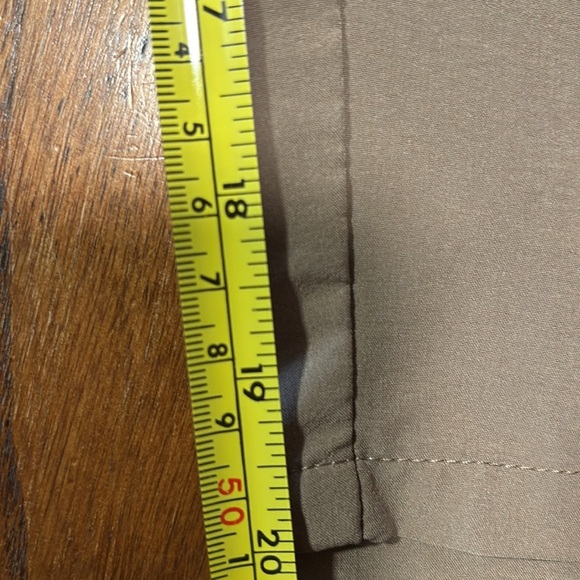 Bolle Ladies Cropped/Capri Khaki Pants Tie Hem Size 16 - Picture 9 of 10